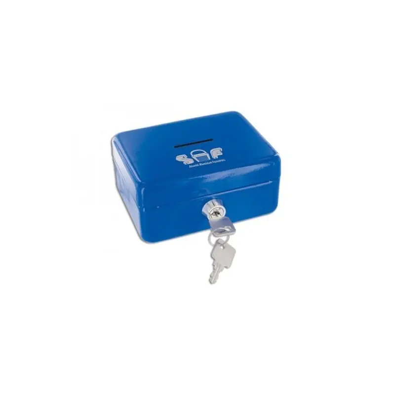 Tirelire Boîte Métallique à Clé Personnalisable