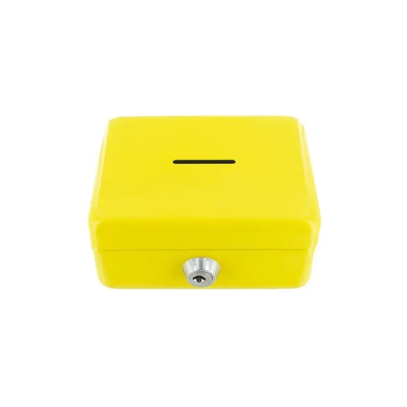 Tirelire Boîte Métallique à Clé Personnalisable