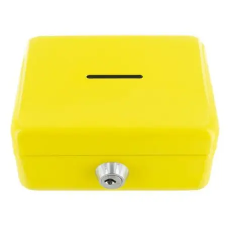 Tirelire Boîte Métallique à Clé Personnalisable