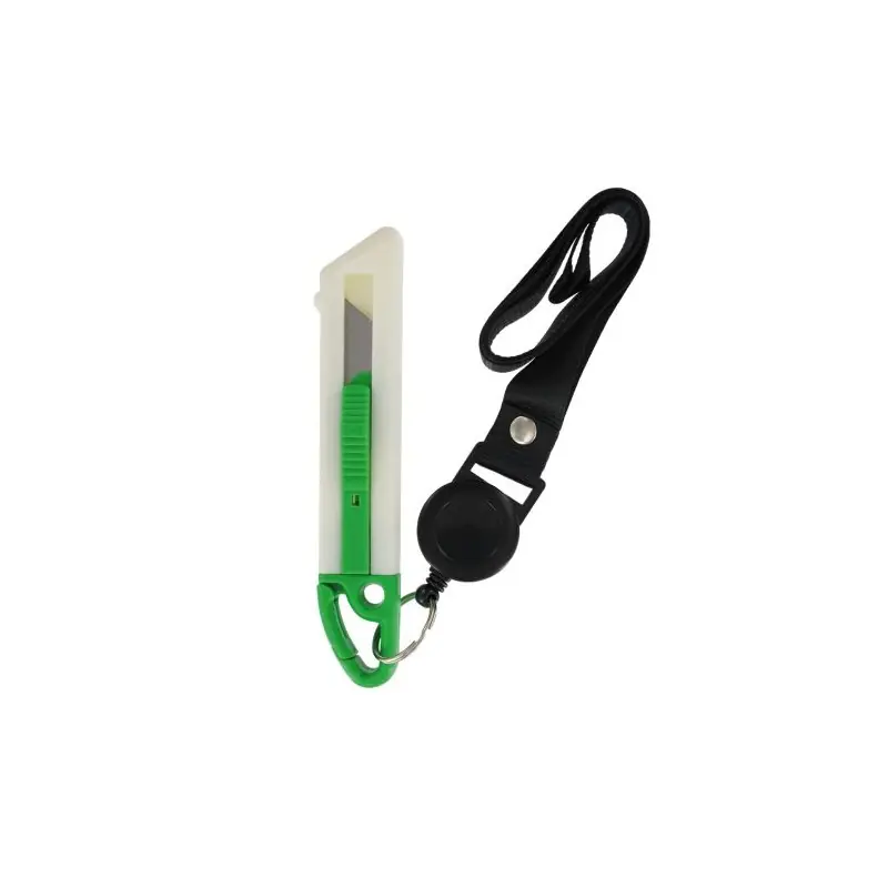 Cutter Auto-Retractable Sécurisé Personnalisé pour Tour de Cou Matières : laiton Couleurs : rouge personnalisation rapide en Fra