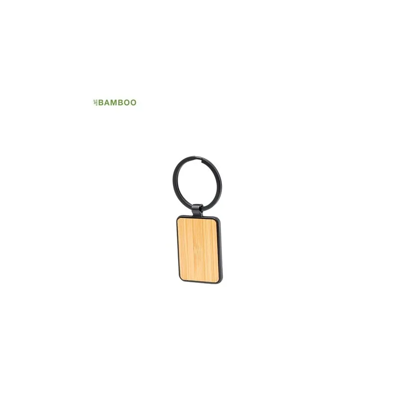 Porte-Clés Personnalisable Élégant Fenrir Matières : bois Couleurs : brun goodies publicitaire événementiel