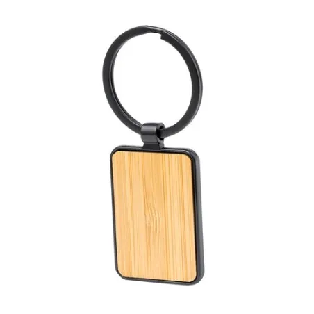 Porte-Clés Personnalisable Élégant Fenrir Matières : bois Couleurs : brun marquage laser ultra précis