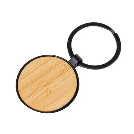 Porte-Clés Personnalisable Élégant Fenrir Matières : bois Couleurs : brun cadeau collaborateur premium