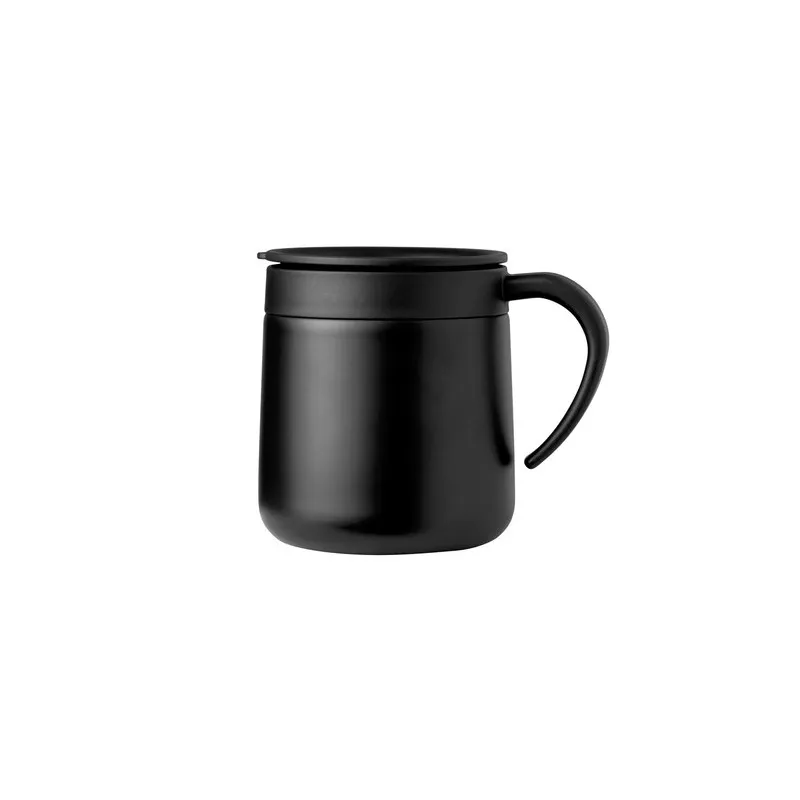 Tasse Thermique Personnalisée Idéale Bokat Matières : acier inoxydable Couleurs : noir objet promo petit budget