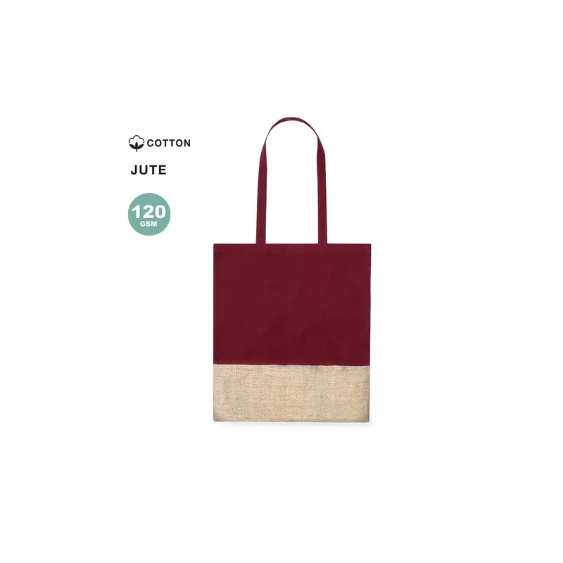 Sac Personnalisable en Coton et Jute Suelva Matières : polyester Couleurs : noir objet promotionnel éco-responsable