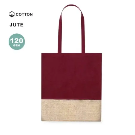Sac Personnalisable en Coton et Jute Suelva Matières : polyester Couleurs : noir objet promotionnel éco-responsable