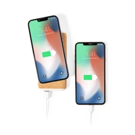 Chargeur Écologique Personnalisé 8000 mAh Limerick Matières : polyéthylène (PE) Couleurs : vert citron goodies publicitaire évén