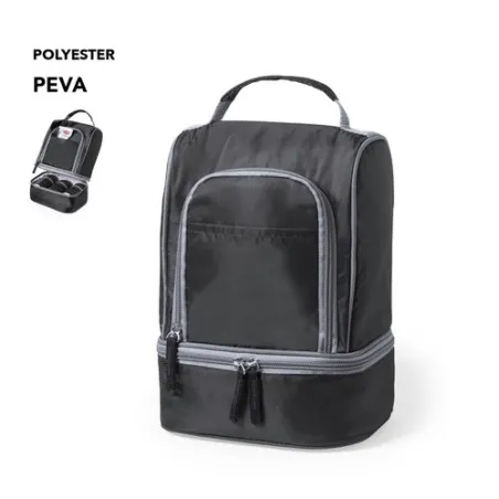 Glacière isotherme personnalisable Listak Matières : polyéthylène (PE) Couleurs : bleu impression haute définition