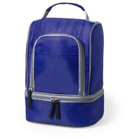 Glacière isotherme personnalisable Listak Matières : polyéthylène (PE) Couleurs : bleu impression haute définition