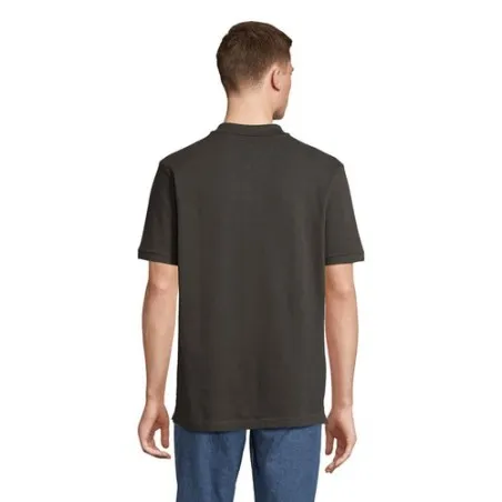 Polo bio écologique et confortable 210g personnalisé - PEGASE Taille textile : S Couleurs : vert printemps accessoire événementi