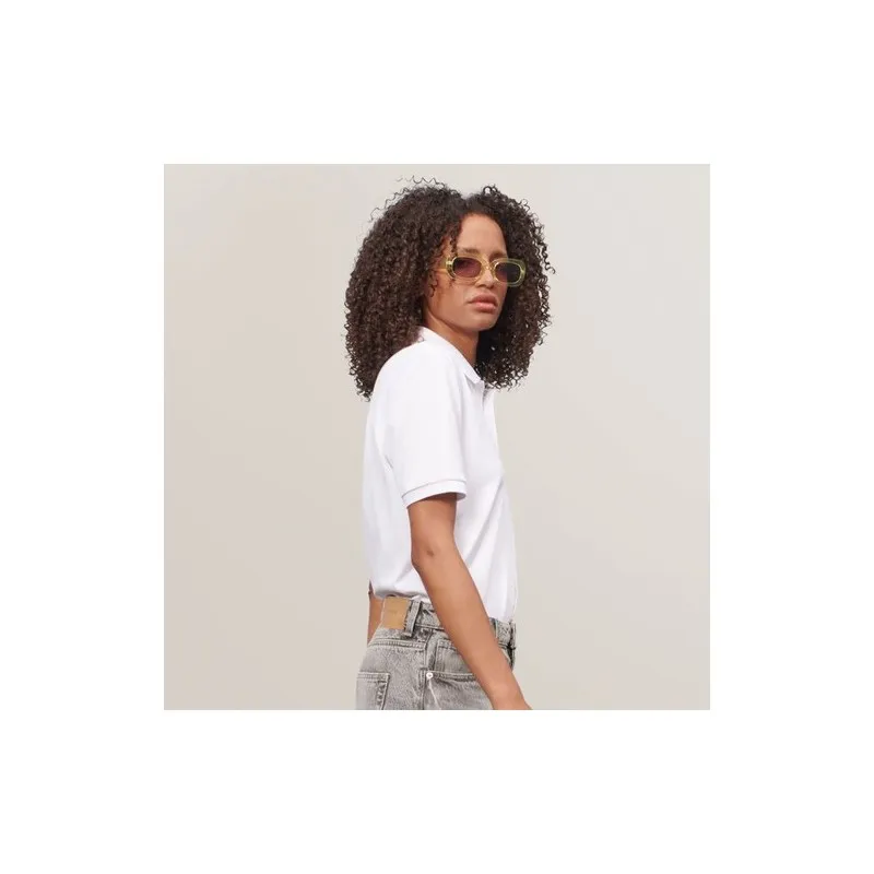 Polo bio écologique et confortable 210g personnalisé - PEGASE Taille textile : XXL Couleurs : vert printemps goodies publicitair