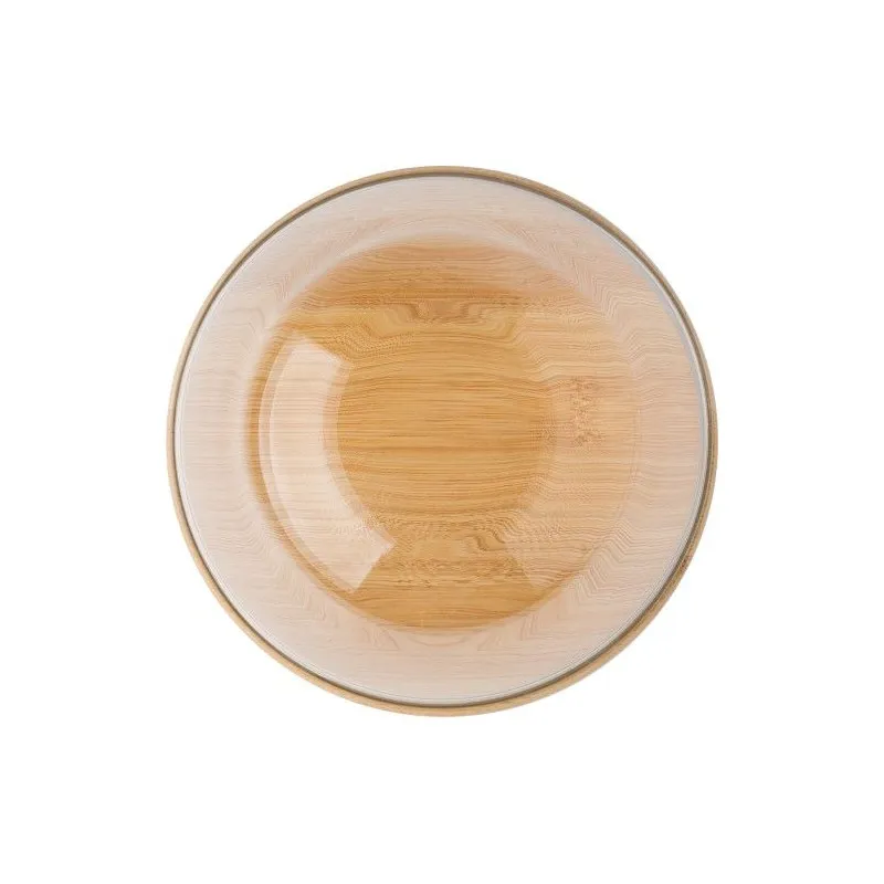 Saladier en verre et bambou Isabeau