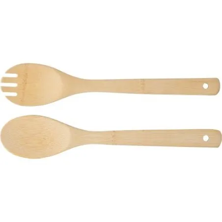 Couverts à salade en bambou Charlotte