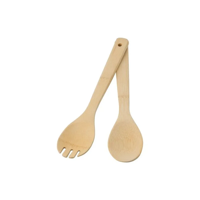 Couverts à salade en bambou Charlotte