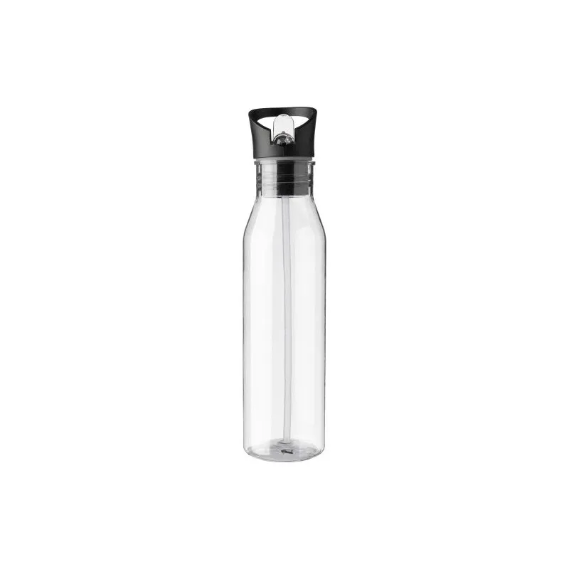 Gourde écologique de 730 ml en rPET avec paille personnalisée Manfred Matières : bambou Couleurs : vert personnalisable avec vot