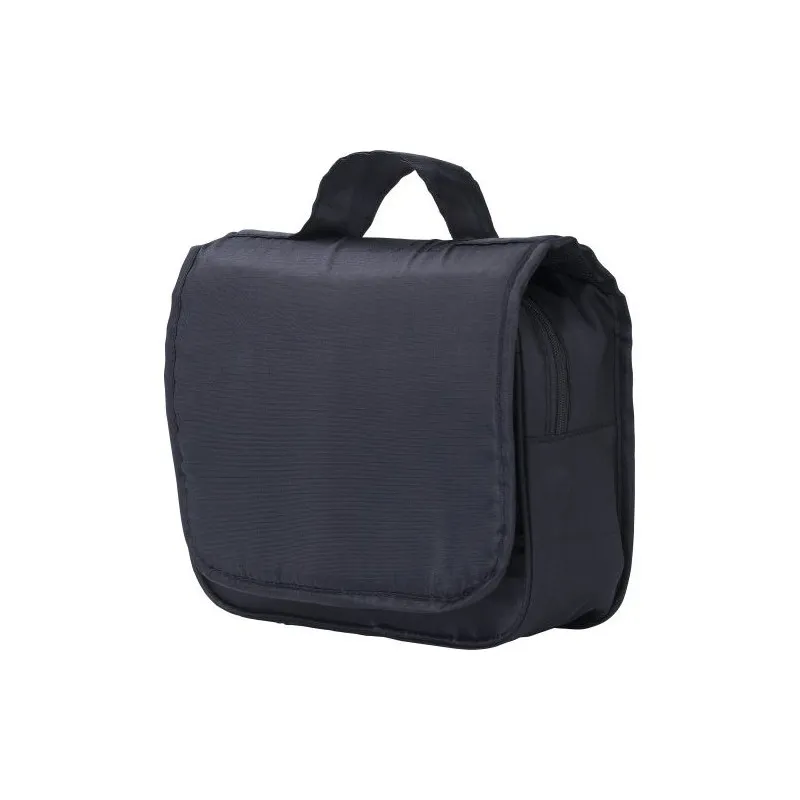 Trousse de toilette suspendable personnalisée en polyester Merrick Matières : caoutchouc Couleurs : bordeaux personnalisable ave