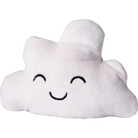 Peluche réversible en polyester personnalisée 'Nuage' Matières : polyester Couleurs : jaune personnalisable avec votre logo