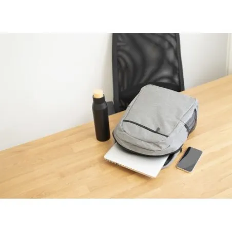 Sac à dos porte-ordinateur en polyester 600D personnalisé Glynn Matières : ABS Couleurs : bleu cobalt impression logo haute qual