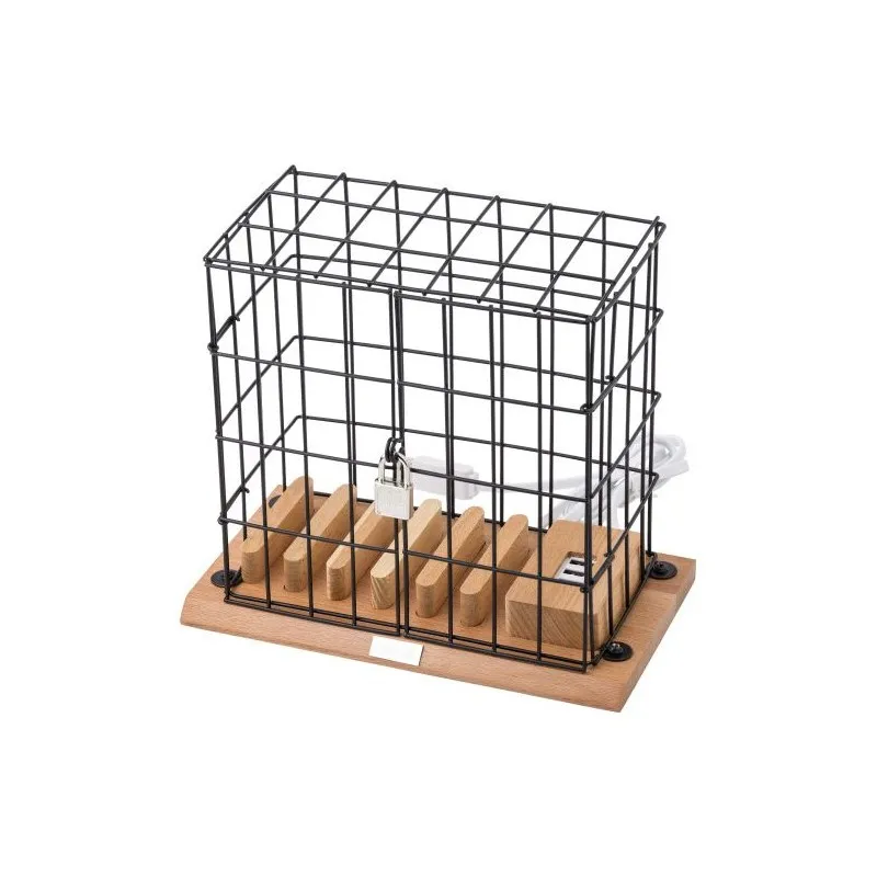 Support Smartphone Personnalisé Écologique Adam Matières : acier Couleurs : jaune cadeau entreprise pas cher