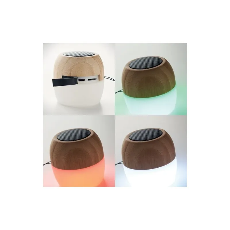 Haut-parleur sans fil en bambou CLEVELAND