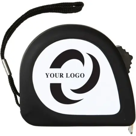 Mètre-ruban personnalisé en plastique de 2 m Arianne Matières : bois Couleurs : vert cadeau entreprise pas cher