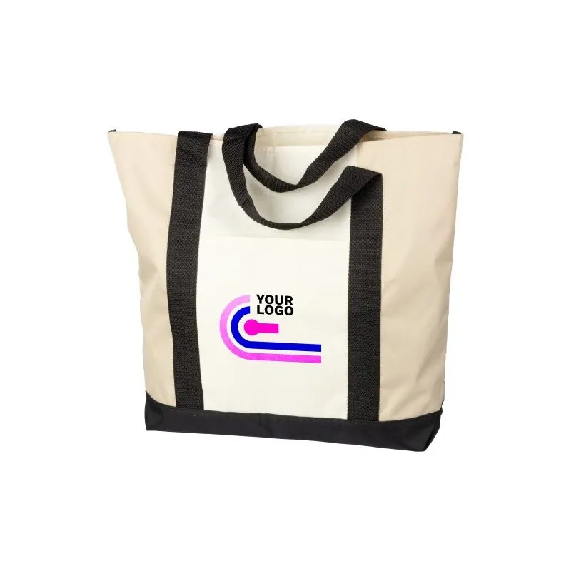 Sac shopping écologique en rPET personnalisé - Carl Couleurs : bleu royal impression haute définition