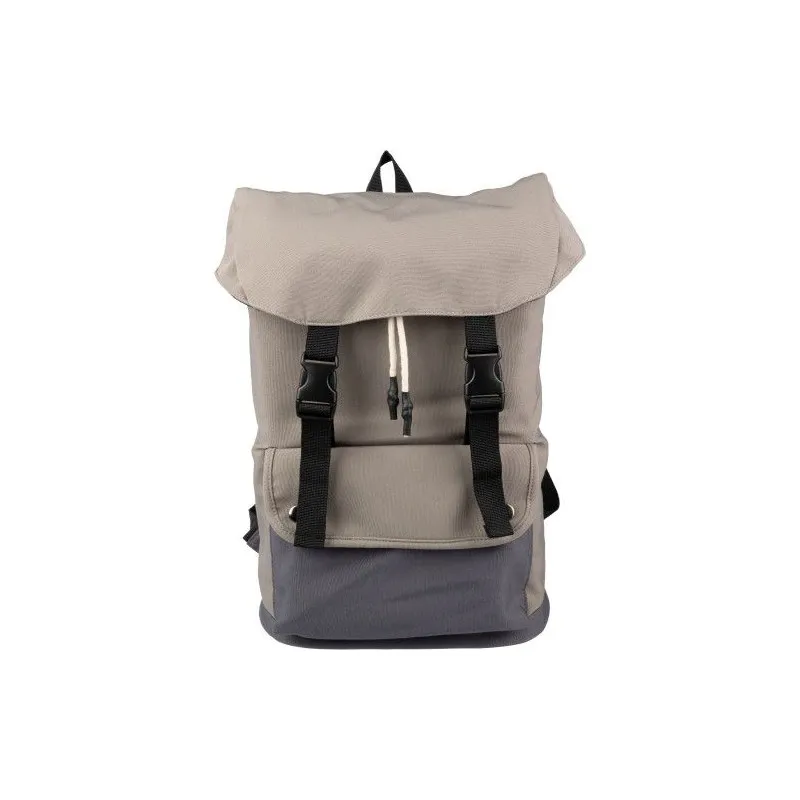 Sac à dos personnalisé en polyester pour ordinateur - Jürgen Matières : bambou Couleurs : beige