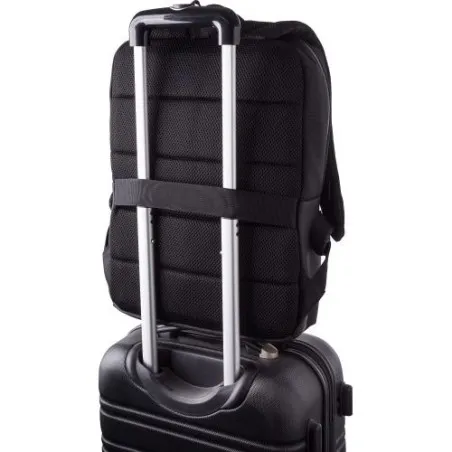 Sac à dos personnalisé en polyester 600D pour ordinateur - Oscar Matières : bambou Couleurs : vert goodies publicitaire événemen