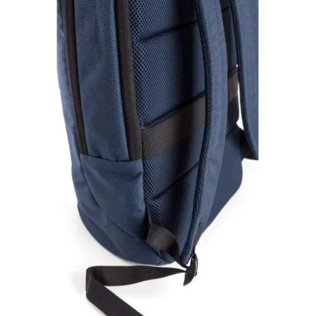 Sac à dos porte-ordinateur en polyester 600D personnalisé Nicolas Matières : bambou Couleurs : noir personnalisation rapide en F