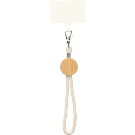 Porte-téléphone personnalisable en coton - Maxim Matières : ABS Couleurs : noir personnalisable avec votre logo