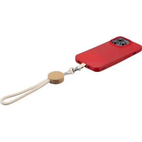 Porte-téléphone personnalisable en coton - Maxim Matières : ABS Couleurs : noir impression haute définition