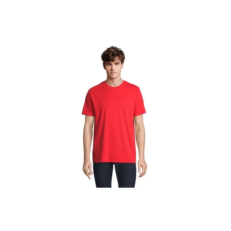 T-Shirt bio personnalisé pas cher - idéal pour votre marque - LEGEND Taille textile : 3XL Couleurs : rouge vif cadeau client ori
