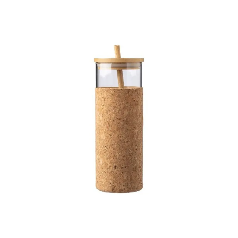 Gobelet Écologique en Verre et Bambou de 450 ml - Marlies Matières : PET recyclé Couleurs : bleu royal
