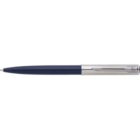 Stylo bille personnalisé écologique Deluxe Waterman Allure Matières : PET recyclé Couleurs : bleu marine objet promotionnel éco-