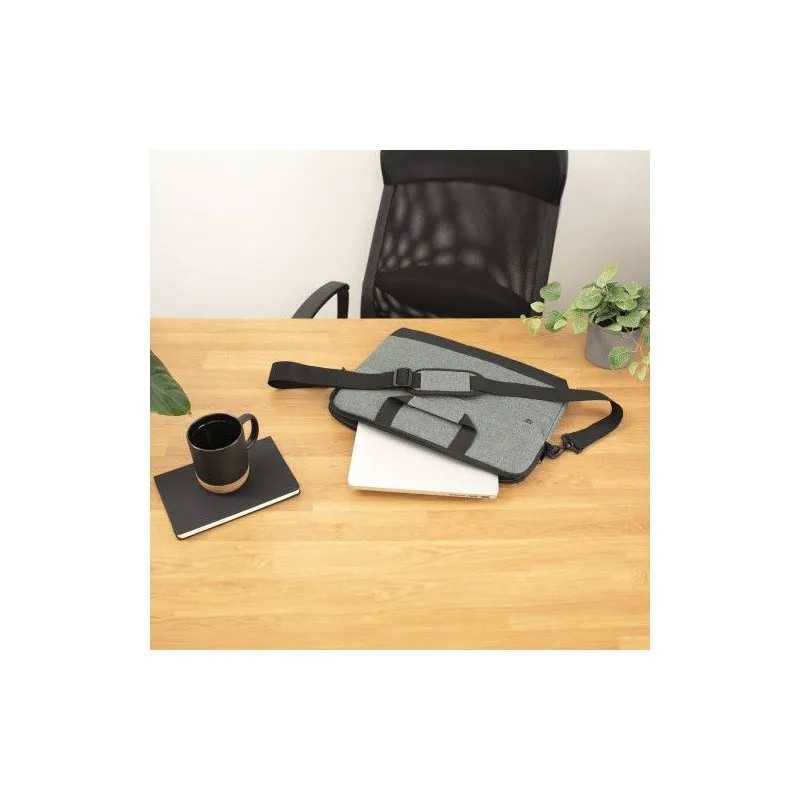 Sacoche porte-ordinateur pratique et élégante en polyester Seraphina Matières : PET recyclé Couleurs : jaune goodies publicitair