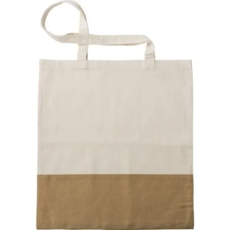 Sac shopping écologique en coton - Cadeau personnalisé Kyler Matières : PET recyclé Couleurs : vert foncé goodies publicitaire é