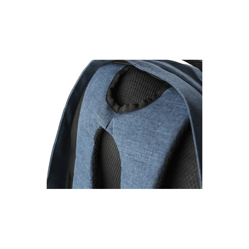 Sac à dos antivol en rPET personnalisé Celeste Matières : bambou Couleurs : bois cadeau affaires élégant