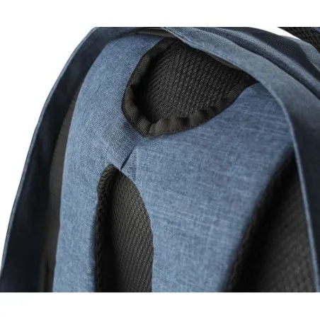 Sac à dos antivol en rPET personnalisé Celeste Matières : bambou Couleurs : bois cadeau affaires élégant