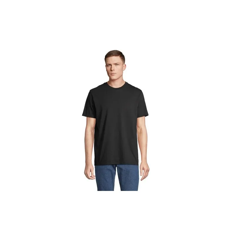 T-Shirt bio personnalisé pas cher - idéal pour votre marque - LEGEND Taille textile : L Couleurs : noir profond marquage laser u