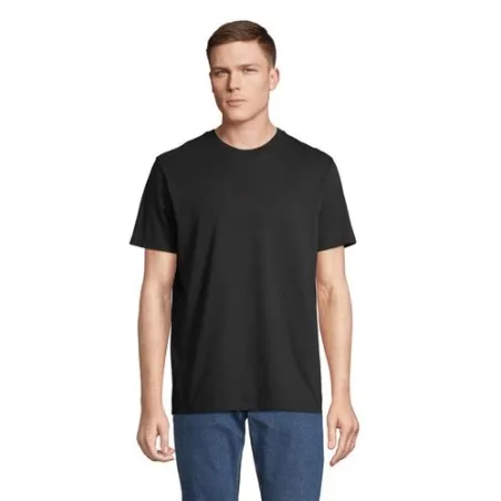 T-Shirt bio personnalisé pas cher - idéal pour votre marque - LEGEND Taille textile : L Couleurs : noir profond marquage laser u