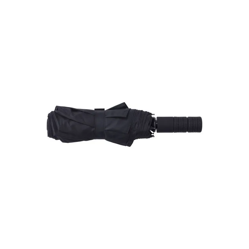 Parapluie pliable écologique en rPET 190T - Kameron Matières : aluminium Couleurs : argenté personnalisable avec votre logo