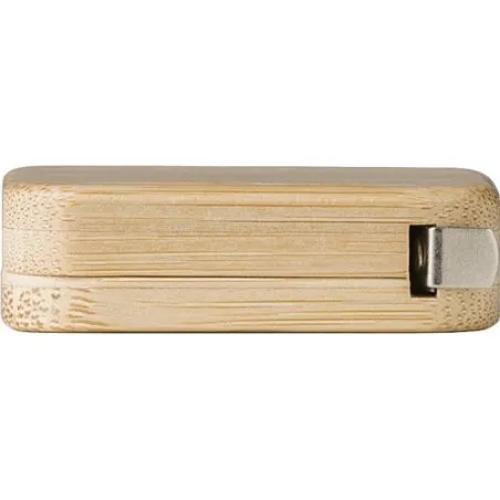 Mètre-ruban en bambou Callum - Éco-responsable et Pratique Personnalisé