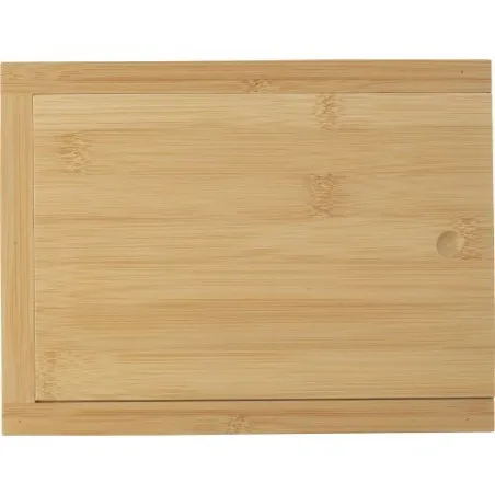 Service à fromage et vin personnalisé en bambou - Patrick Matières : Polycarbonate (PC) Couleurs : bleu royal