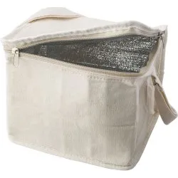 Sac isotherme personnalisé en toile Misha Matières : PET Couleurs : blanc