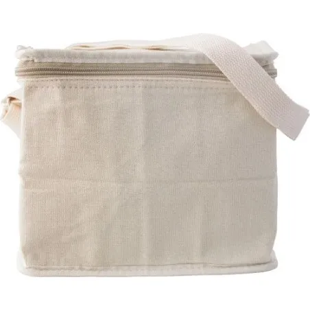 Sac isotherme personnalisé en toile Misha Matières : PET Couleurs : blanc personnalisable avec votre logo
