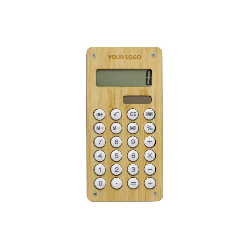 Calculatrice de Poche en Bambou Thomas