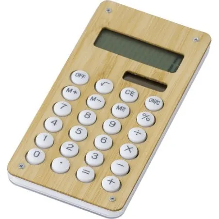 Calculatrice de Poche en Bambou Thomas
