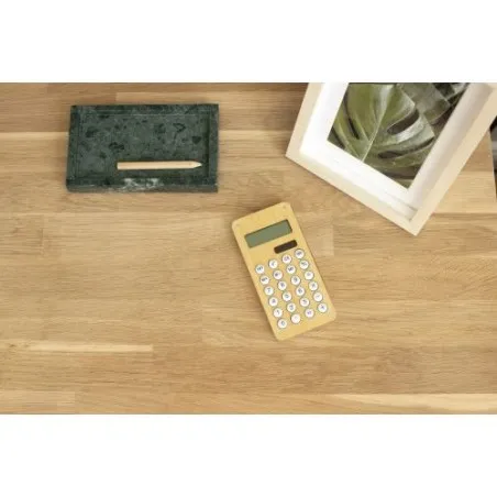 Calculatrice de Poche en Bambou Thomas