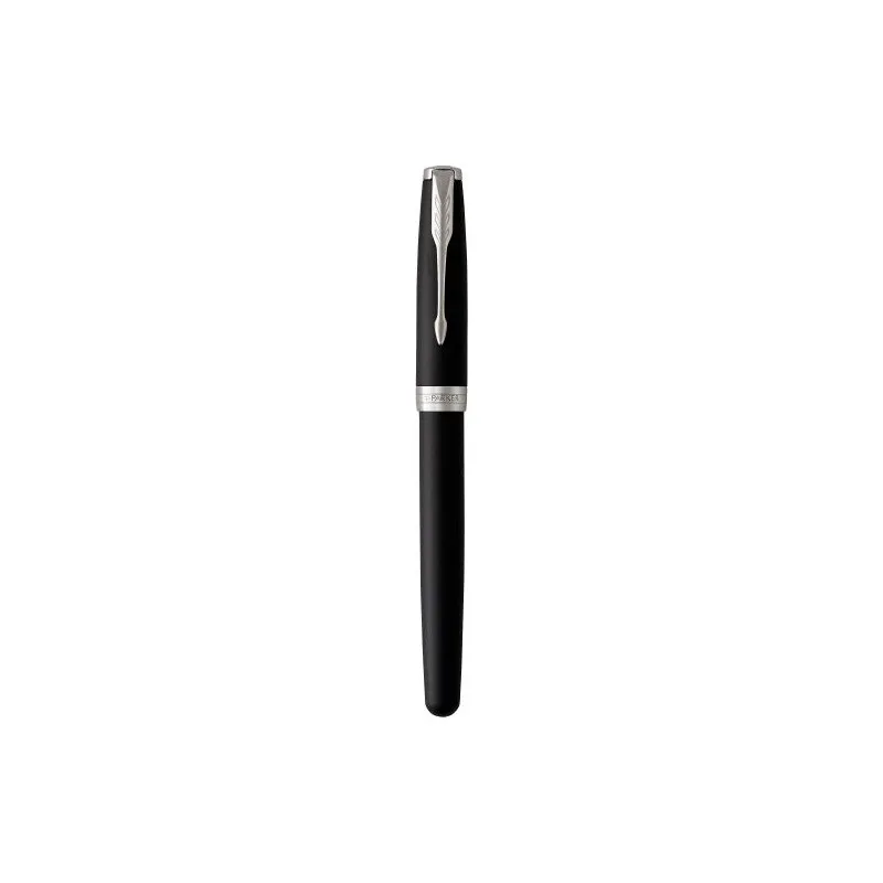 Stylo de Luxe Personnalisé Roller Parker Sonnet pas cher Matières : grès Couleurs : noir personnalisable avec votre logo