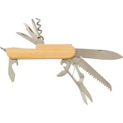 Canif écologique en bambou - Phoebe Matières : grès Couleurs : noir 2